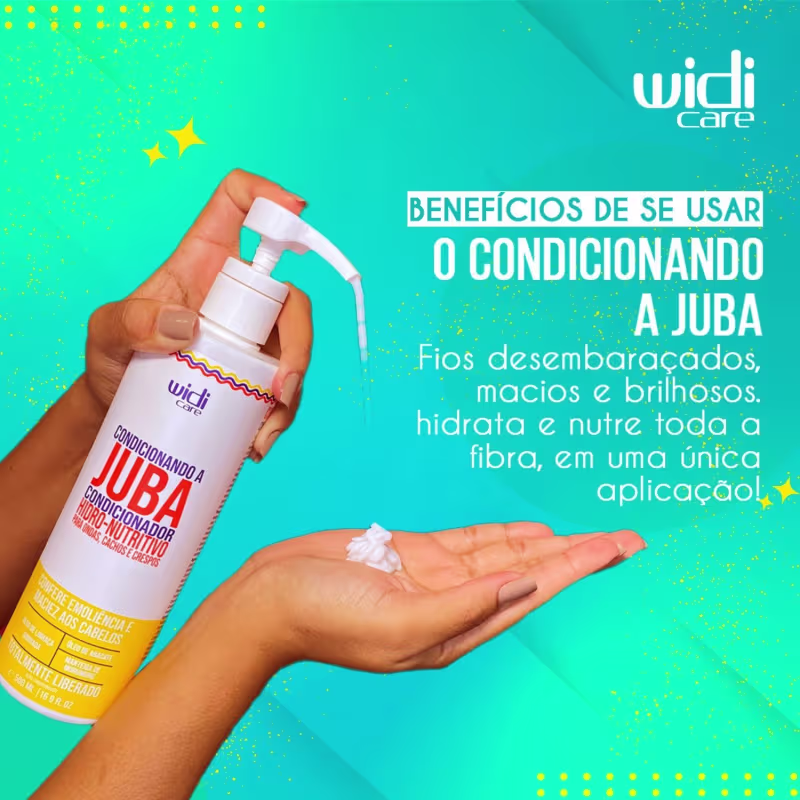 Kit Widi Care Juba Sh Cond Encaracolando Blend Masc Manteiga