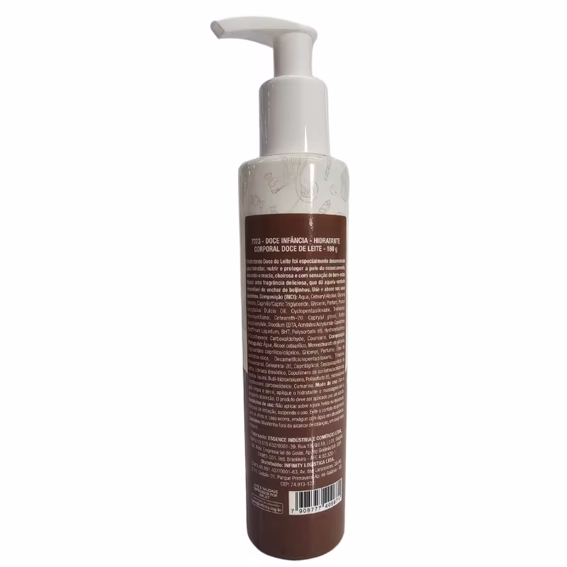 Abelha Rainha Doce Infância Hidratante Corporal Pudim de Doce de Leite 180g