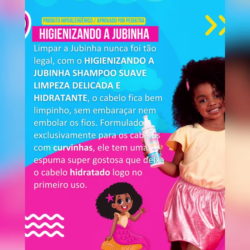 Kit Widi Care Jubinha Sh Cond Gelatina Spray Desembaraçante