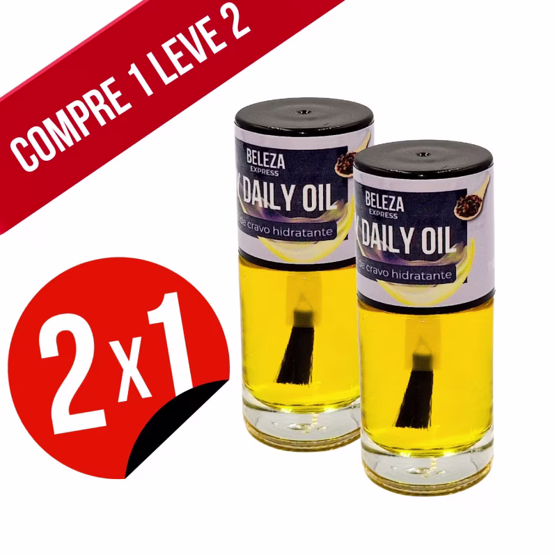 2 x 1-2 Óleos de cravo hidratantes unhas e cutículas My Daily Oil