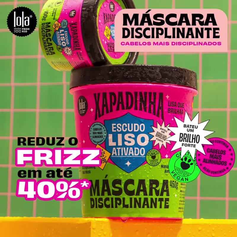 Kit Lola From Rio Xapadinha Shampoo Máscara Oil (3 produtos)