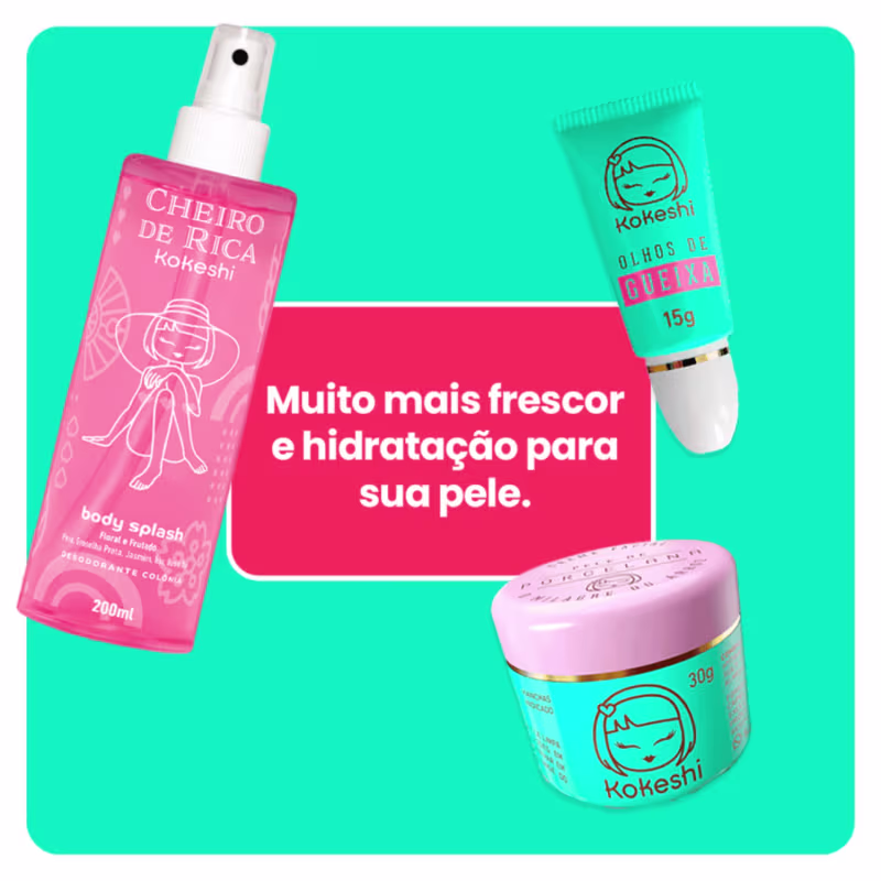 Kit 3 Sérum Facial Kokeshi Antimanchas Anti-idade Antiacne