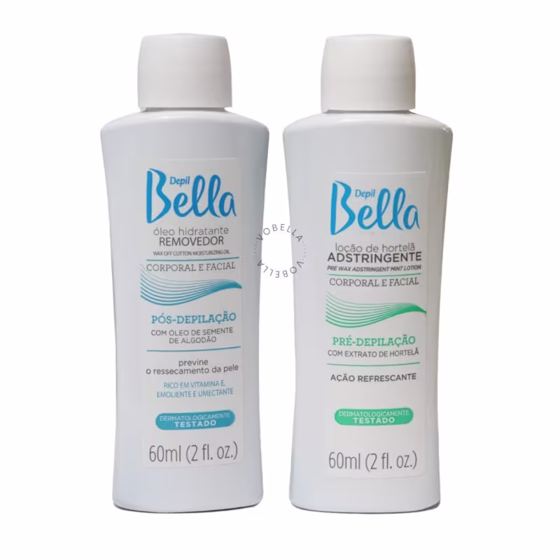 Kit 6 Roll-on Pré Pós Depilação Aquecedor Bivolt Depil Bella