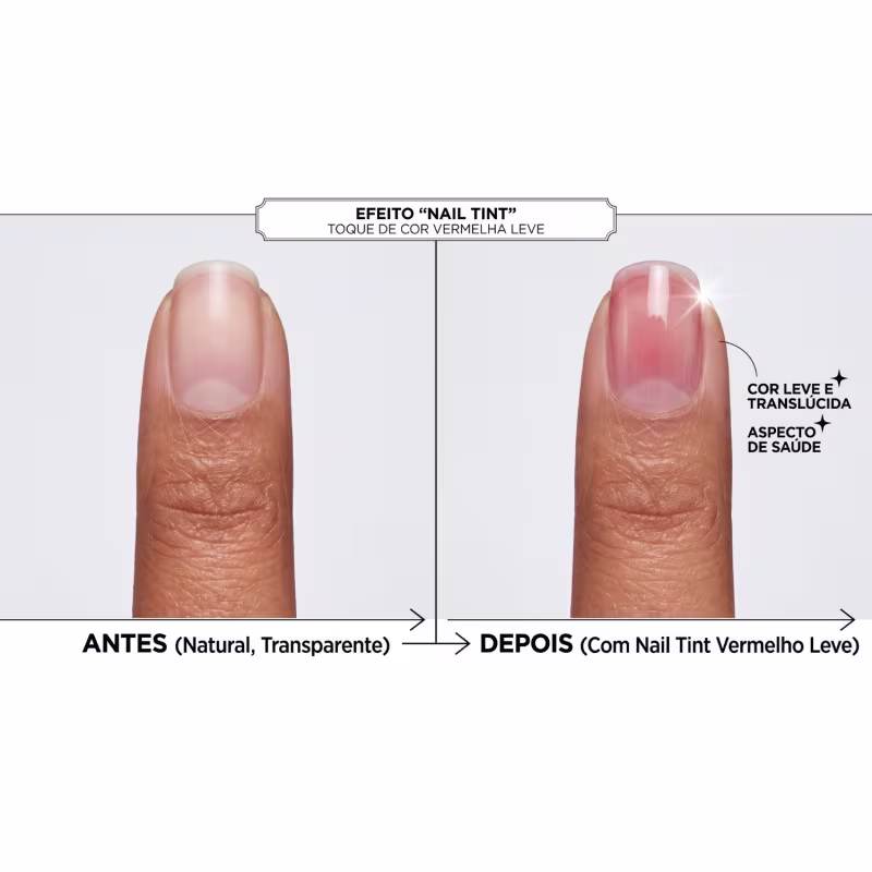 Esmalte Nail Tint  Intensificador de Vermelho Night and Day 11 mL