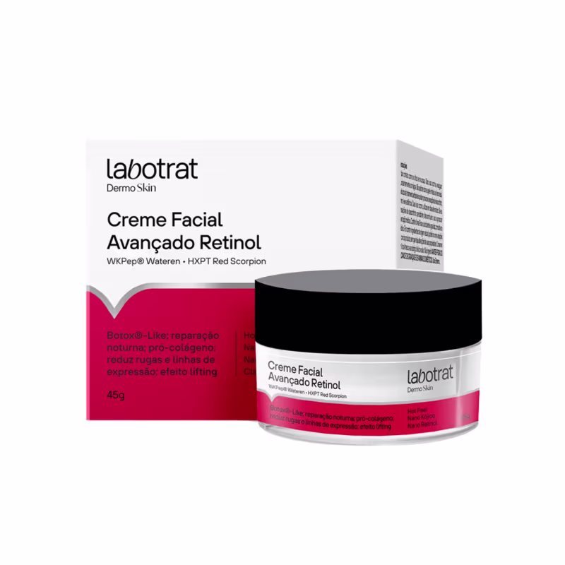 Creme Facial Avançado Retinol Dermo Skin Clarea Labotrat 45g