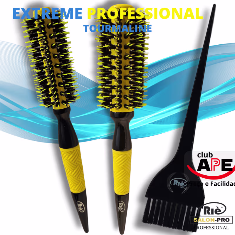 KIT 2 ESC PROF  EXTREME 47, 57 MM + PINCEL RIE SALON PRO