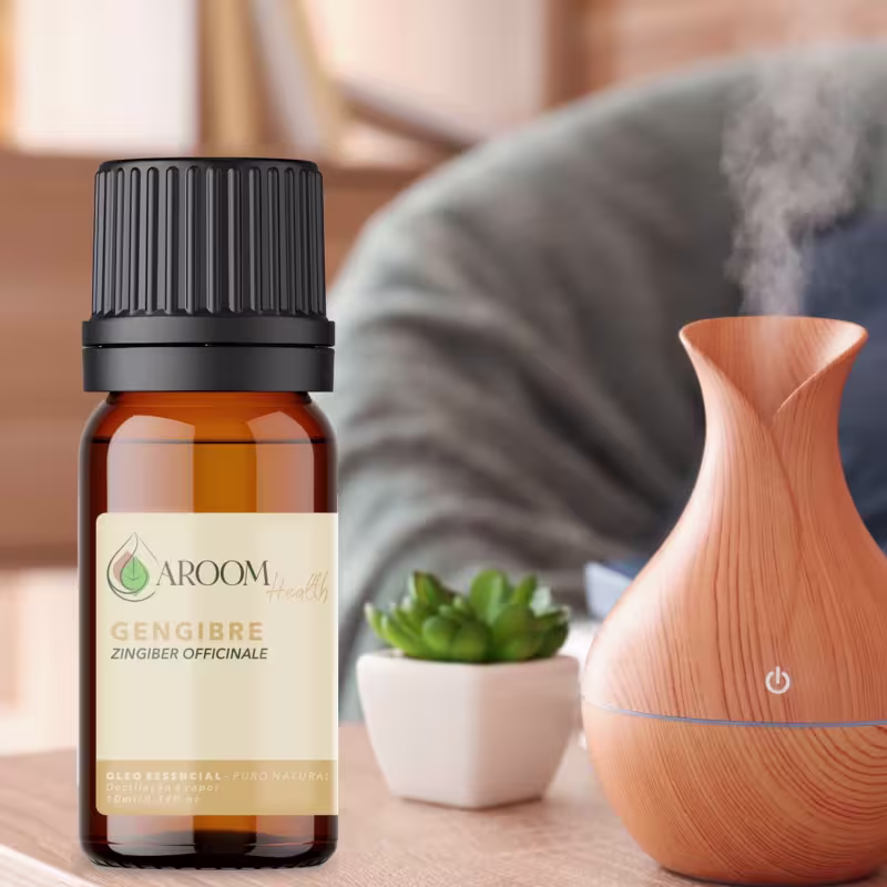 Óleo Essencial Gengibre - puro 10 ML Aroom Health