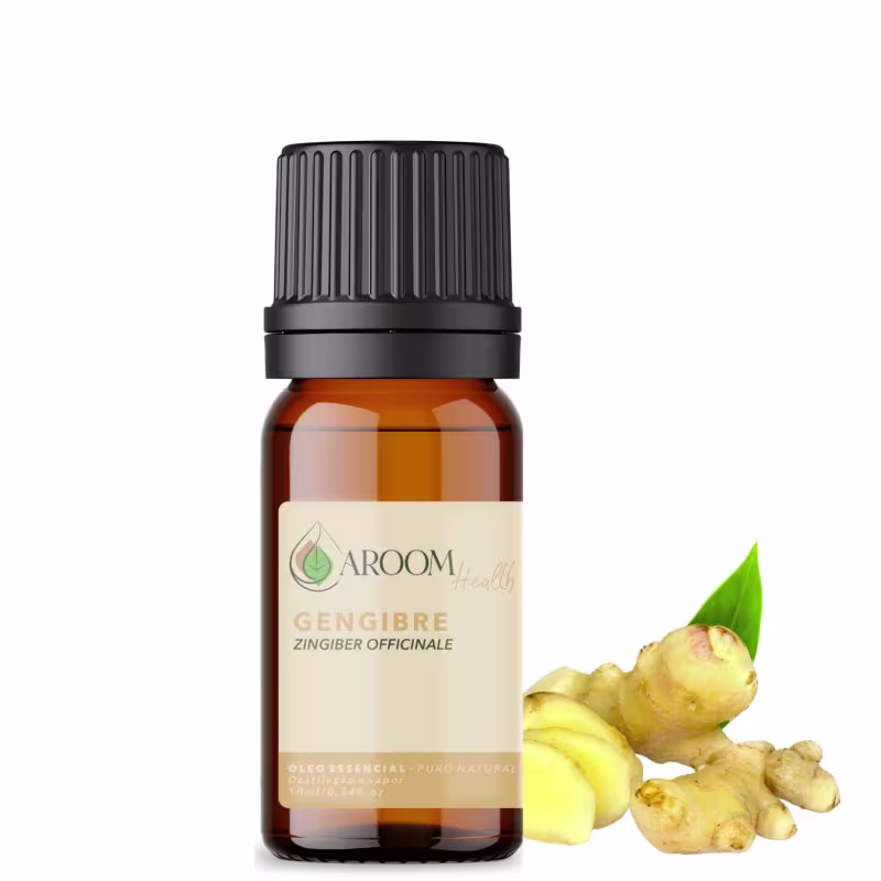 Óleo Essencial Gengibre - puro 10 ML Aroom Health