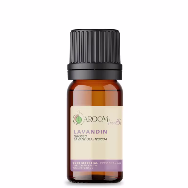 Óleo Essencial Lavandin ( Grosso) - puro 10 ML Aroom Health