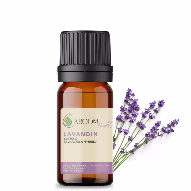 Óleo Essencial Lavandin ( Grosso) - puro 10 ML Aroom Health
