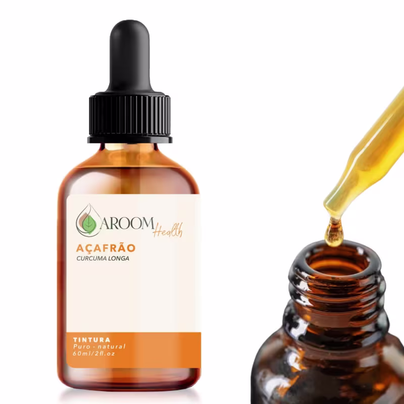 Tintura de Açafrão da Terra - Erva em gotas 60 ML