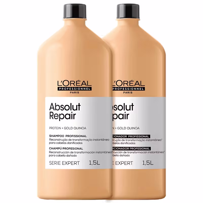 Kit L'Oréal Professionnel Serie Expert Absolut Repair Gold Quinoa + Protein Salon Duo (2 Produtos)