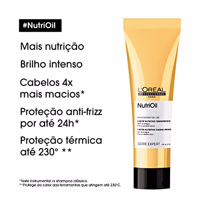 Kit L'Oréal Professionnel Serie Expert NutriOil Care Duo - Máscara 250ml + Leave-in 150ml