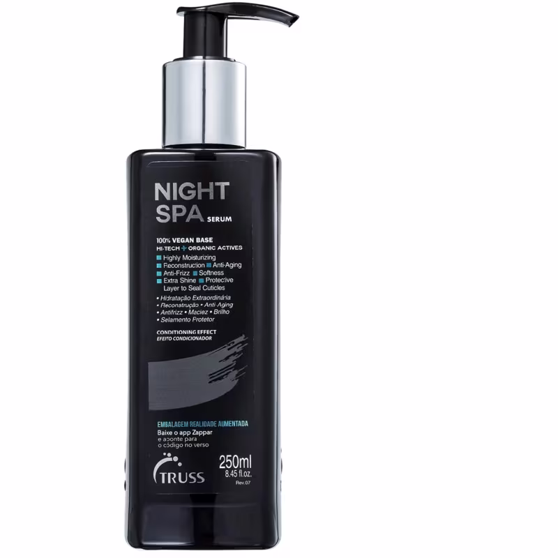 Kit Truss Nutri Infusion - Shampoo 300ml + Condicionador 300ml + Óleo 60ml + Night Spa 250ml + Uso Obrigatório Spray 260