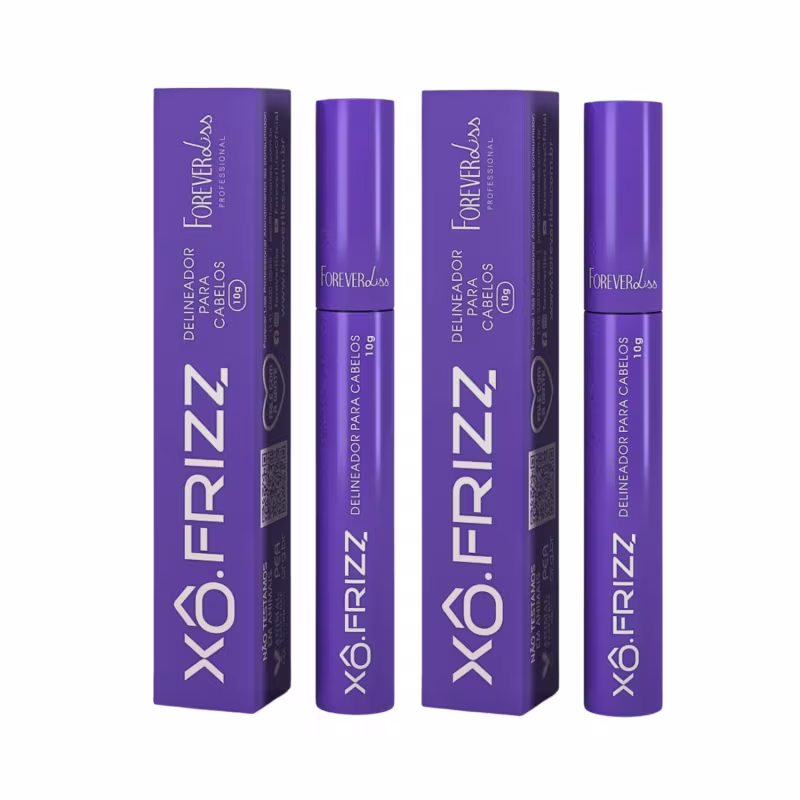 Kit 2 Modelador Delineador Fios Xô Frizz Nutre Forever Liss