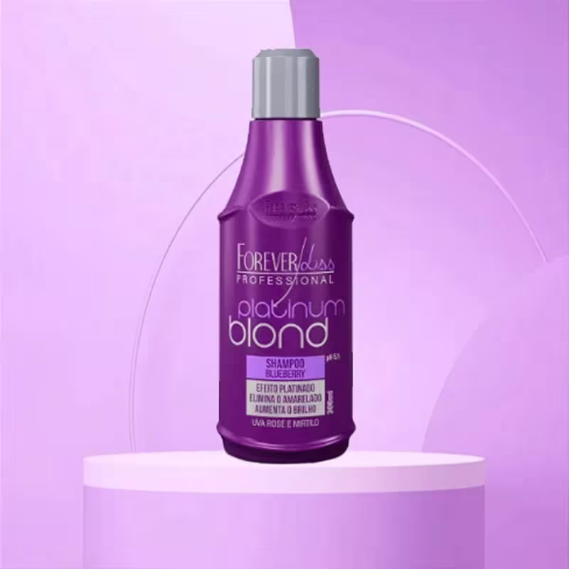 Kit 2 Shampoo E Máscara Matizadora Blond Loiro Forever Liss