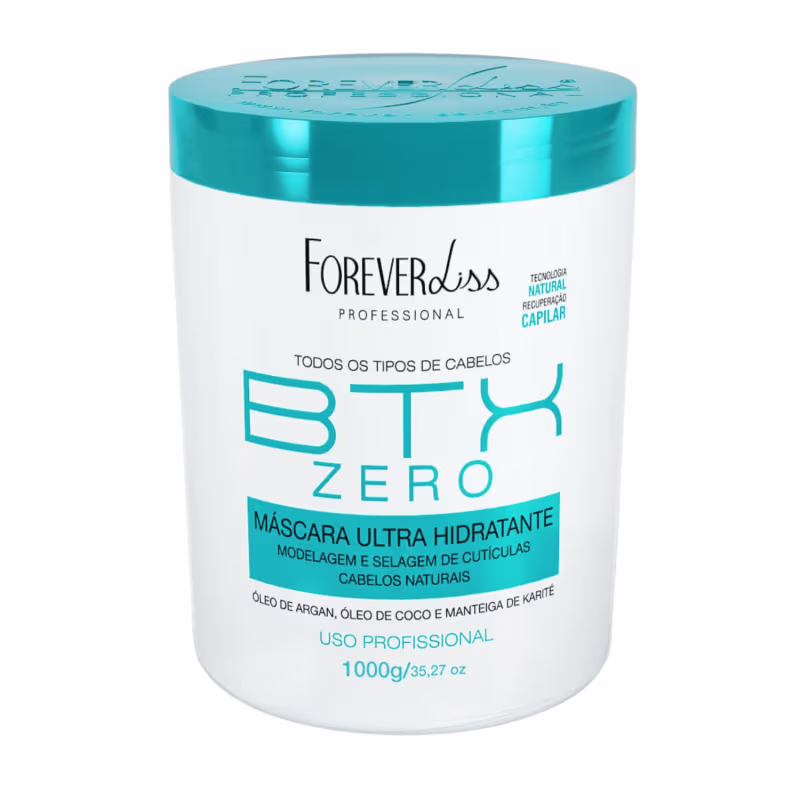 Kit Semi Definitiva E Máscara Volume Zero Liso Forever Liss