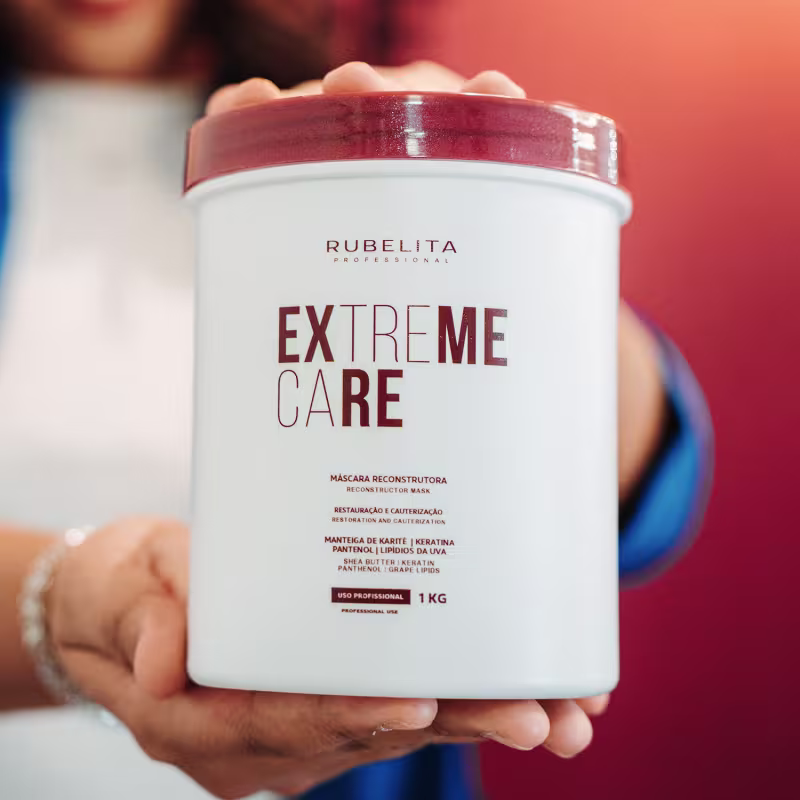 Máscara Capilar Reconstrutora Rubelita Professional Extreme Care, 1kg.