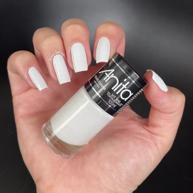 ANITA - Kit Com 2 Esmaltes Branquinhos - Francesinha + Concha