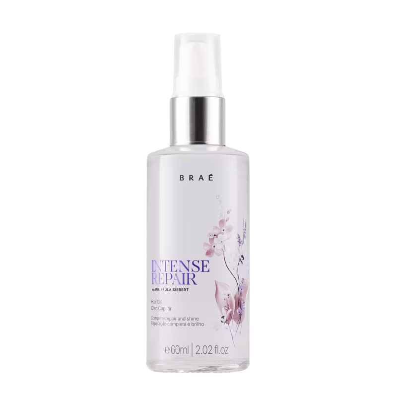 Braé Intense Repair Kit Shampoo 250ml + Condicionador 250ml + Óleo Capilar 60ml + Fluído Spray 260ml
