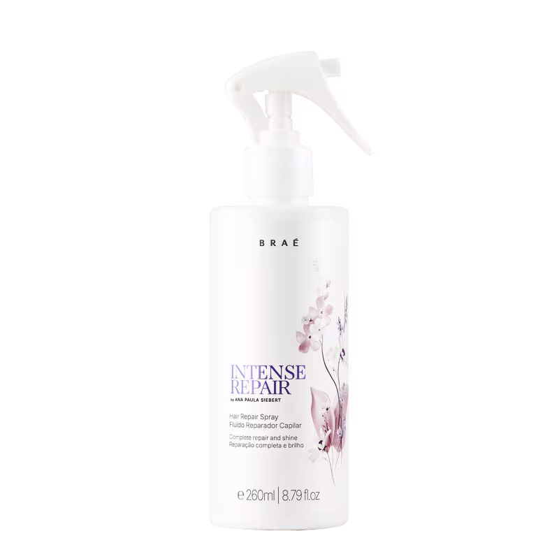 Braé Intense Repair Kit Shampoo 250ml + Condicionador 250ml + Óleo Capilar 60ml + Fluído Spray 260ml