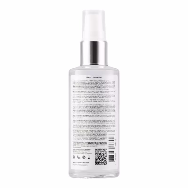 Kit Braé Intense Repair By Ana Paula Siebert - Shampoo 250ml + Condicionador 250ml + Máscara 200g + Óleo 60ml