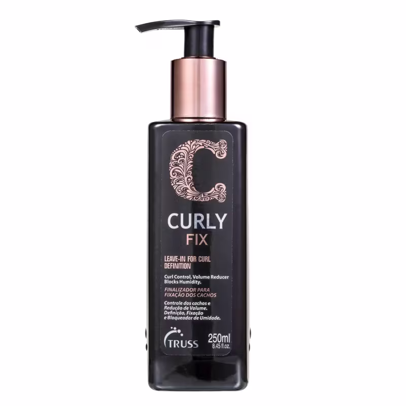 Kit Truss Curly - Shampoo 300ml + Condicionador 300ml + Leave-In Fix 250ml + Night Spa 250ml