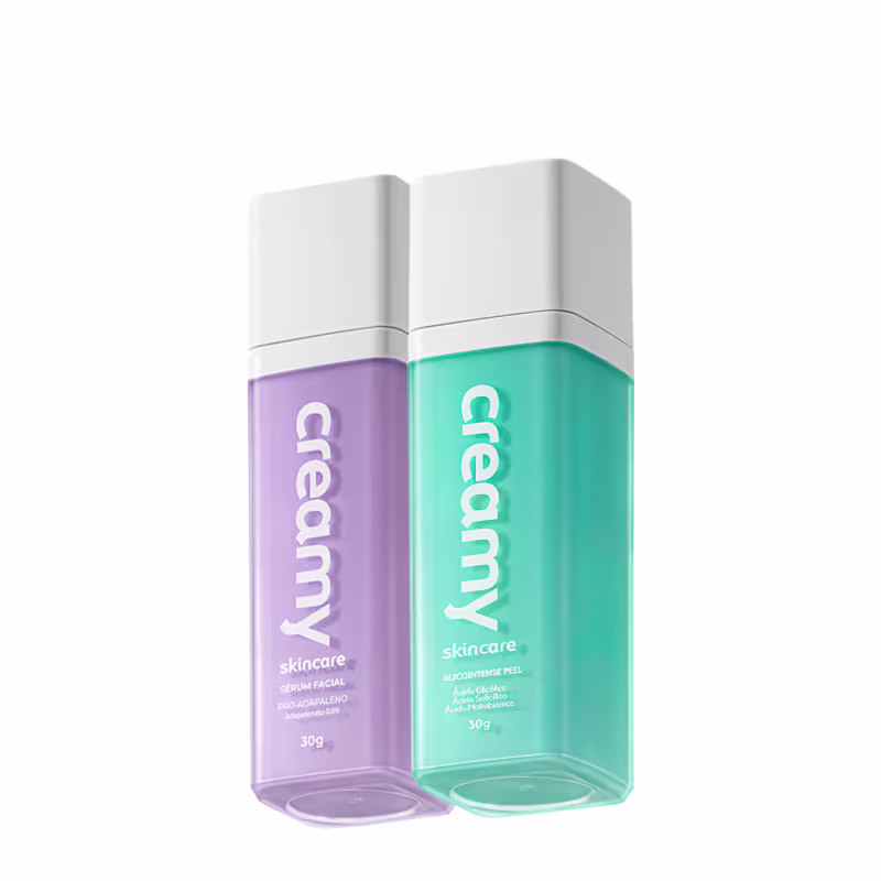 Kit Creamy Skincare Pro-Adapaleno Glicointense Sérum Gel Creme (2 produtos)