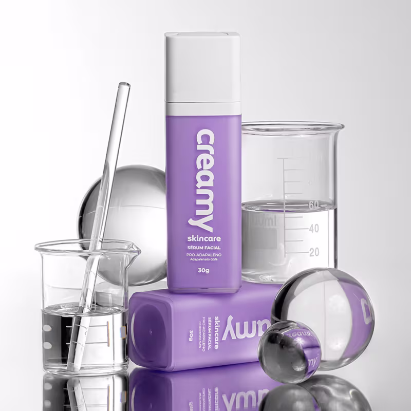 Kit Creamy Skincare Pro-Adapaleno Sérum Creme Reparador (2 produtos)