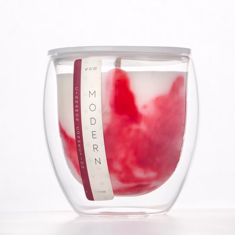 Vela Aromática Velart Modern Cinnamon Connection Marble, 190g.