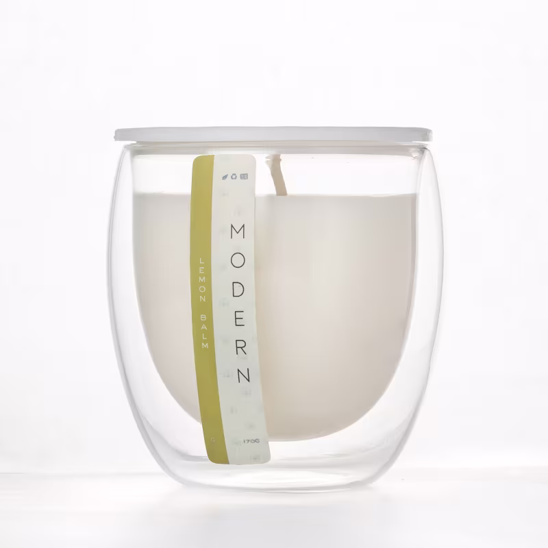 Vela Aromática Velart Modern Lemon Balm Natural, 190g.