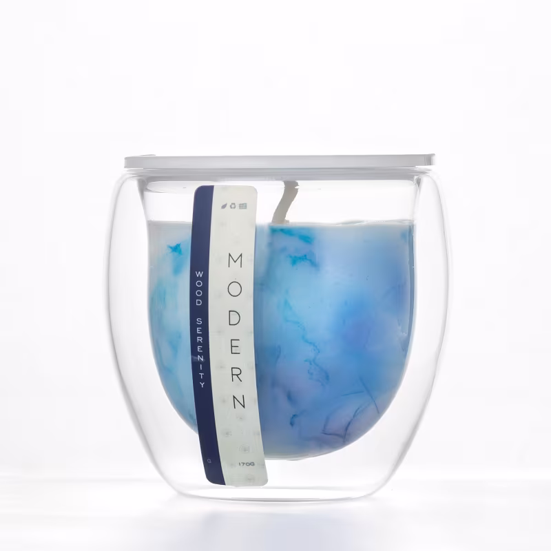 Vela Aromática Velart Modern Wood Serenity Marble, 190g.