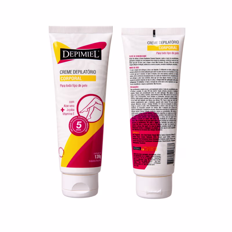 Kit Creme Depilação Corporal E Desodorante Zephy Depimiel