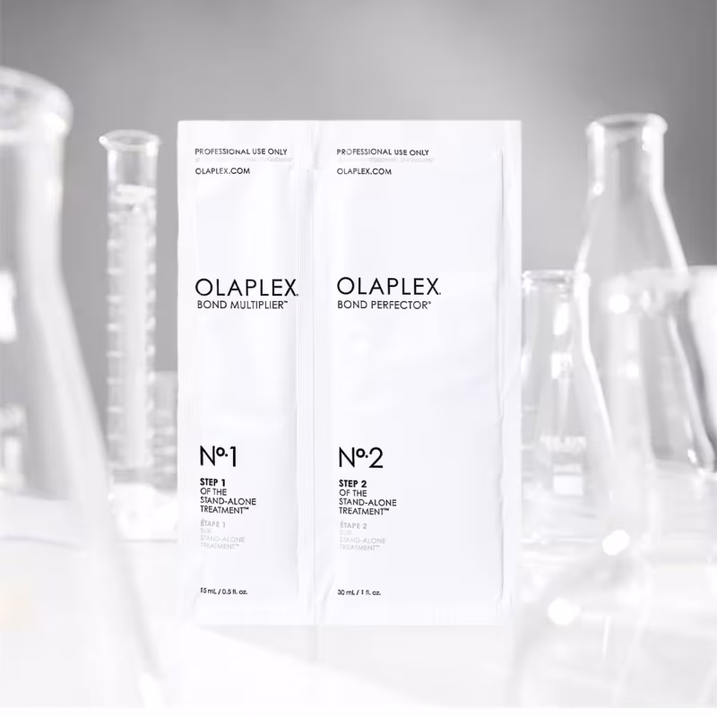 Kit Olaplex Stand Alone Treatment Dose Única, 2 produtos.