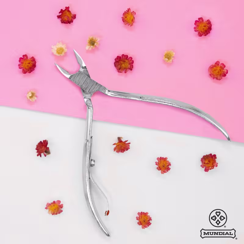 Kit 12 Alicate Cutícula 522Classic Profissional Unha Mundial