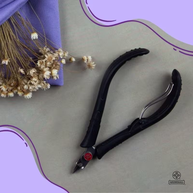 Kit 6 Alicate De Corte Unha Cutícula 171-PR Vermelho Mundial