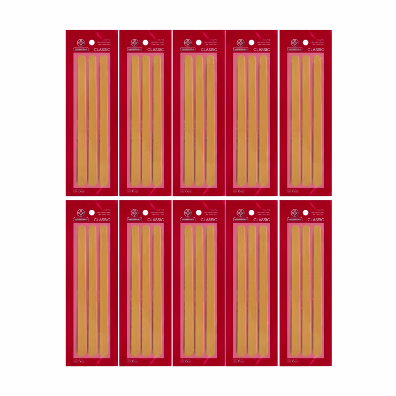 Kit 60 Lixas De Unha Descartável Tradicional BC-100 Mundial