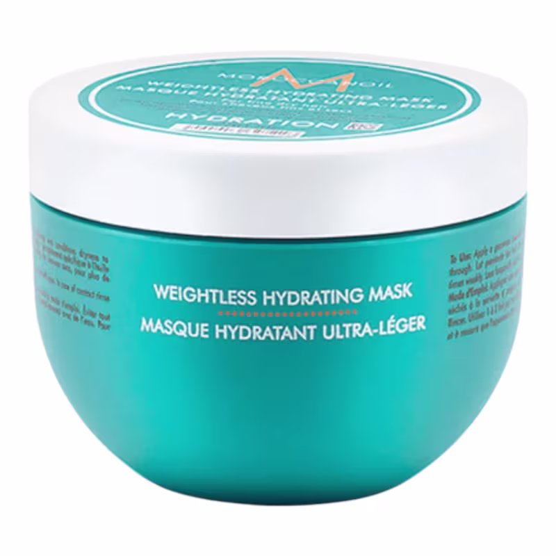 Kit Moroccanoil Hydrating - Shampoo 1L + Máscara Weightless 250ml + Styling Cream 300ml