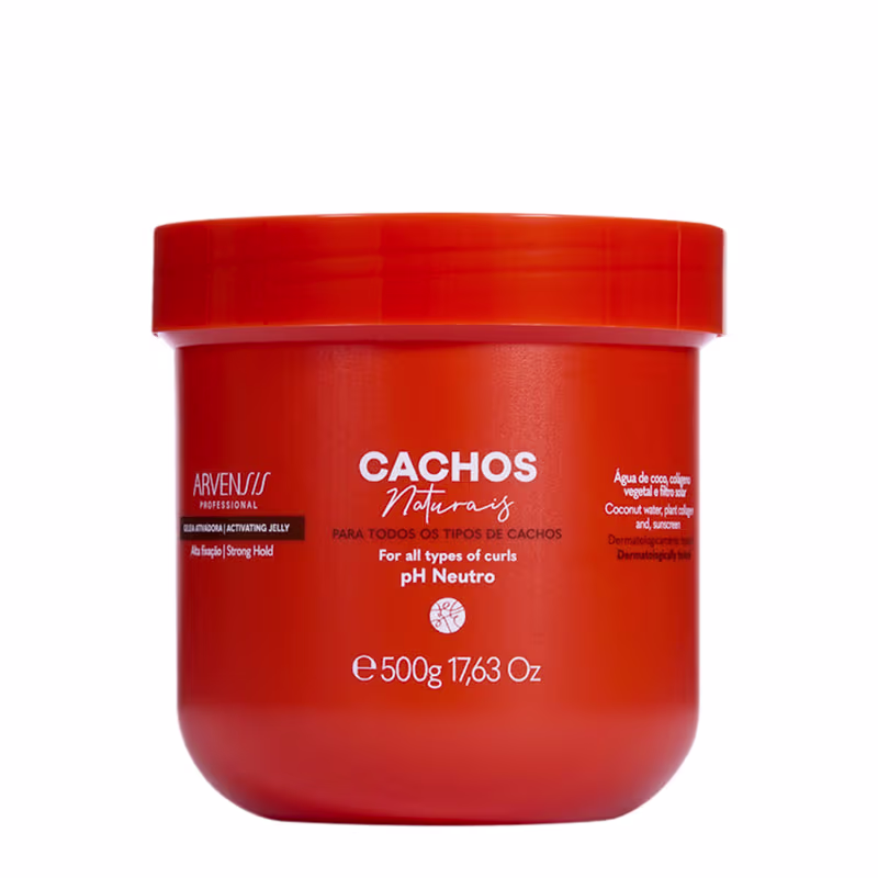 Arvensis Cachos Naturais Fixação Forte - Geleia Ativadora 500g
