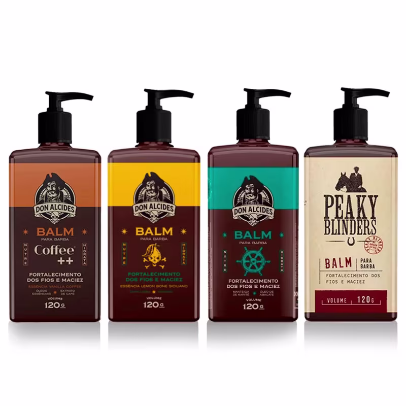 4x Balm Coffee Lemon Calico Jack Peaky Blinders Don Alcides