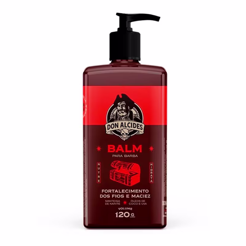 Kit 3x Balm Para Barba Lemon  Barba Negra Coffee Don Alcides