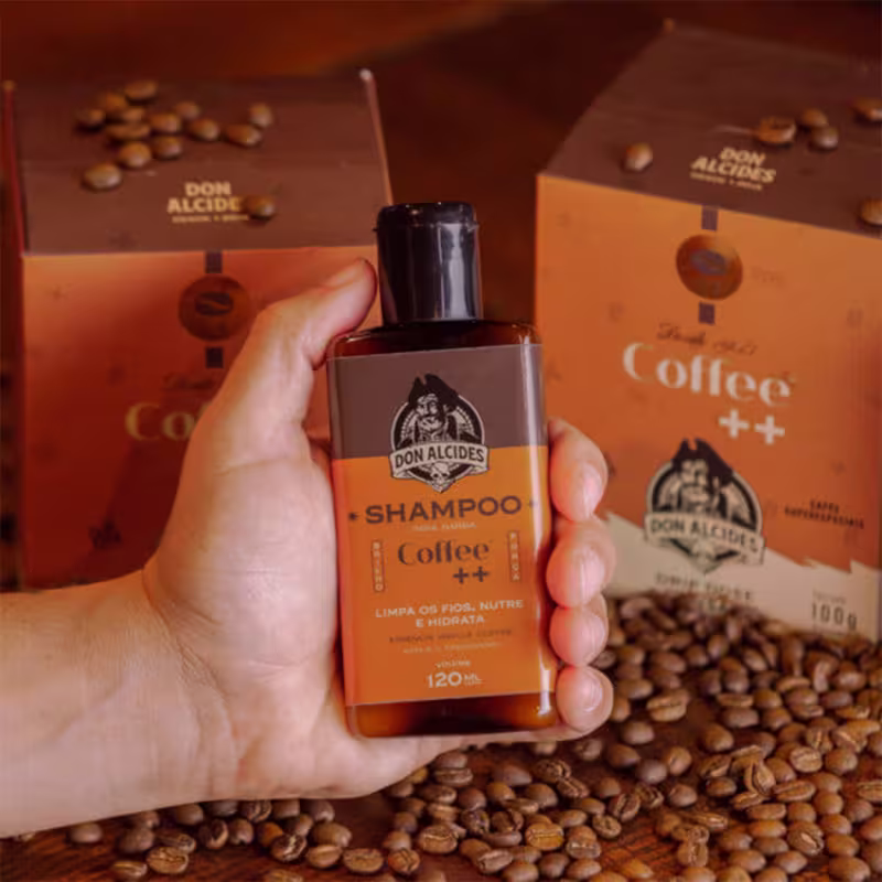 Kit 3x Shampoo Barba Coffee Lemon Calico Jack Don Alcides