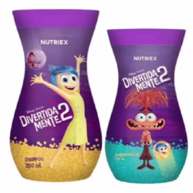 Kit Capilar Infantil Divertidamente 2 com Shampoo 250ml + Condicionador 230ml  - Nutriex