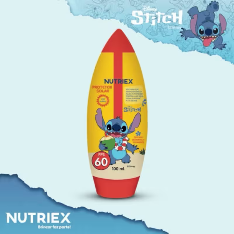 Protetor Solar FPS 60 Stitch 100ml - Nutriex