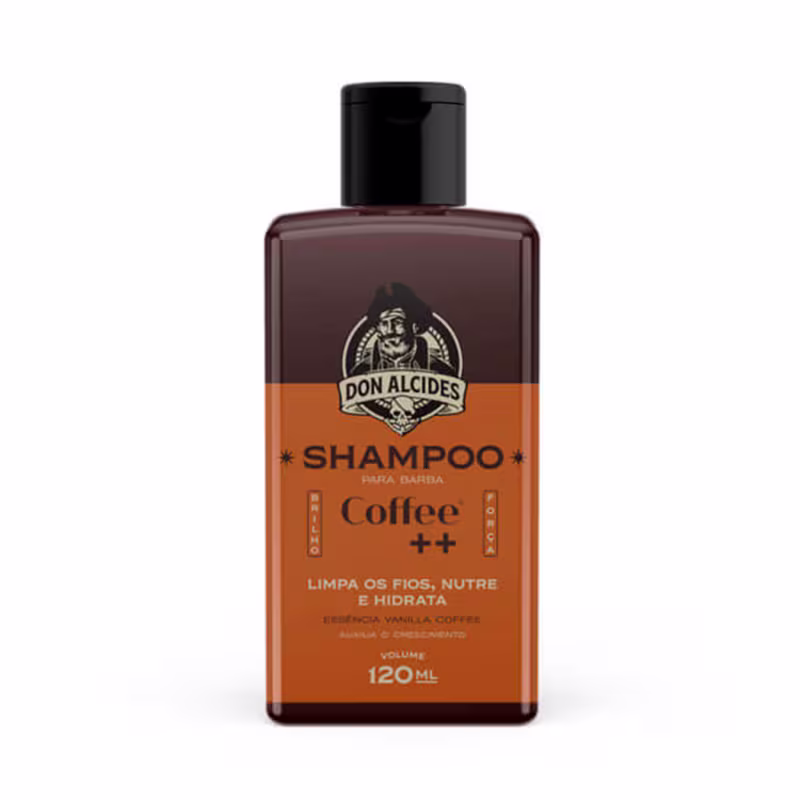Shampoo Barba Calico Coffe Guaraná Peaky Lemon Don Alcides