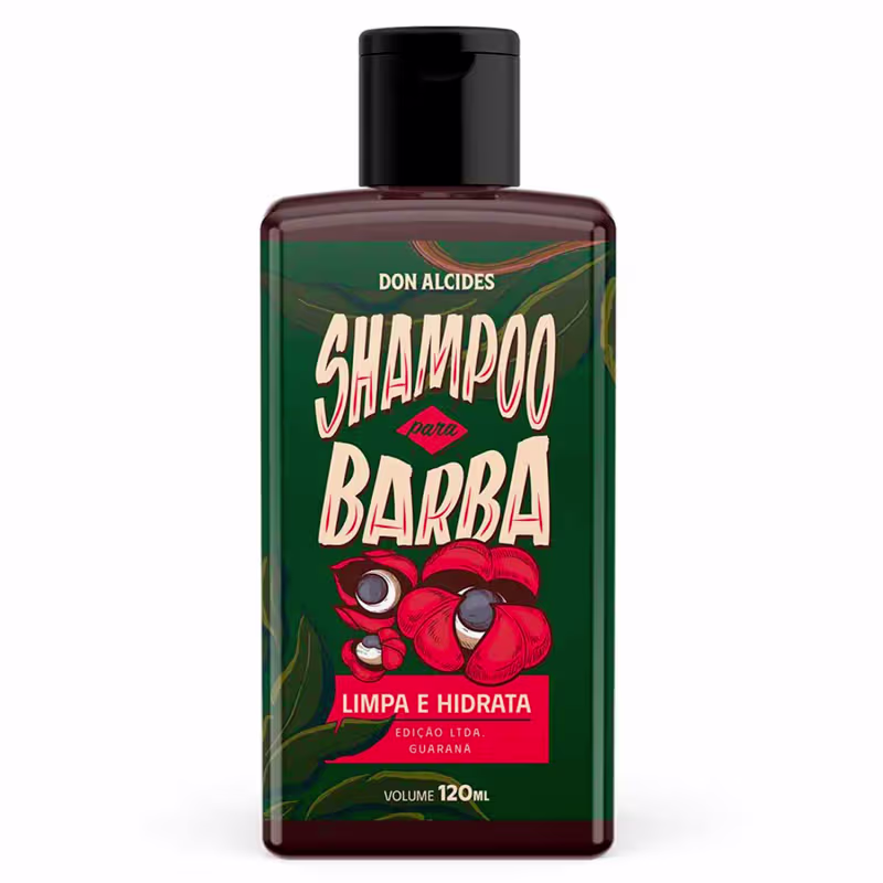 Shampoo Barba Calico Coffe Guaraná Peaky Lemon Don Alcides