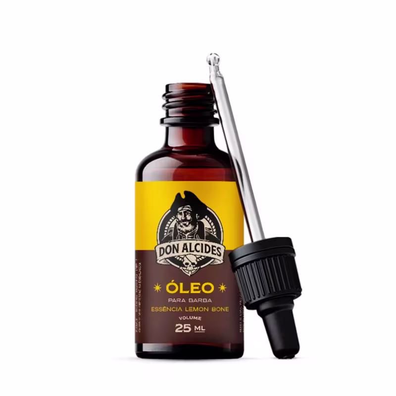 Kit 3x Óleo Barba Lemon Peaky Blinders Guaraná Don Alcides