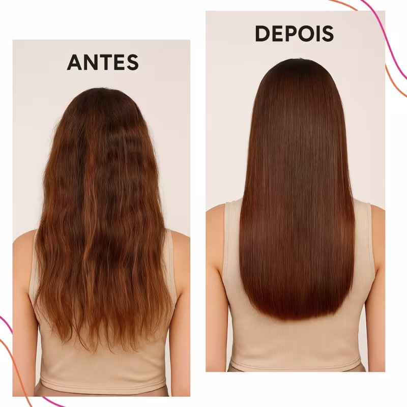 Kit Elseve Liso dos Sonhos: Máscara Tratamento 300g + Shampoo e Condicionador 400ml