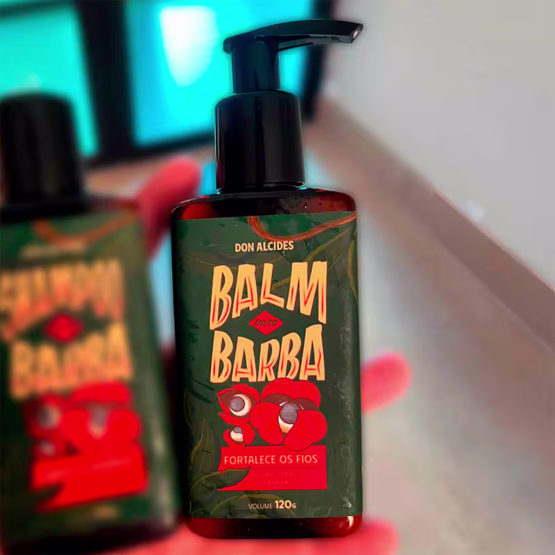 2x Balm Barba Peaky Blinders Guaraná Pente Duplo Don Alcides