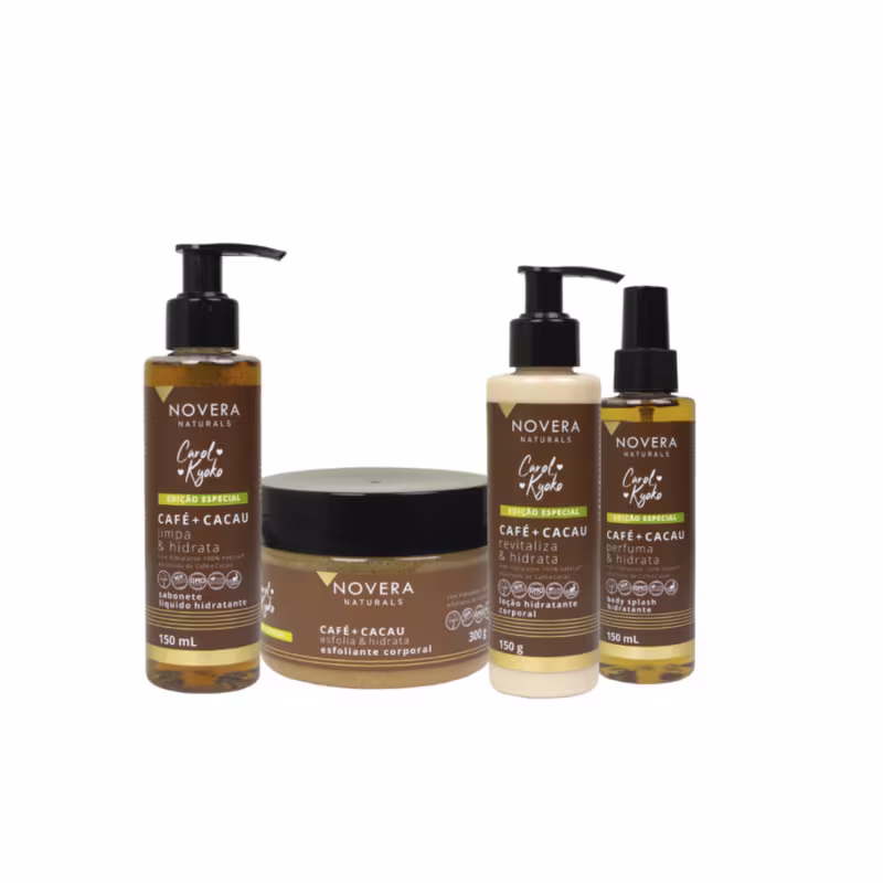 Kit Novera Naturals Cacau + Café (4 itens)